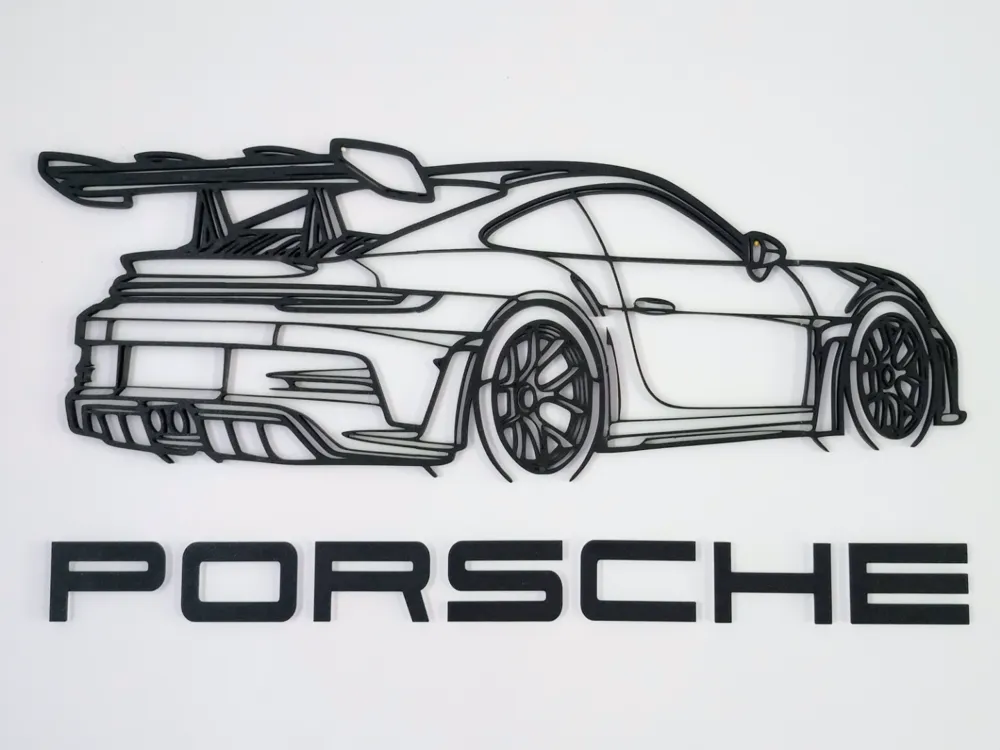 Porsche logo letters