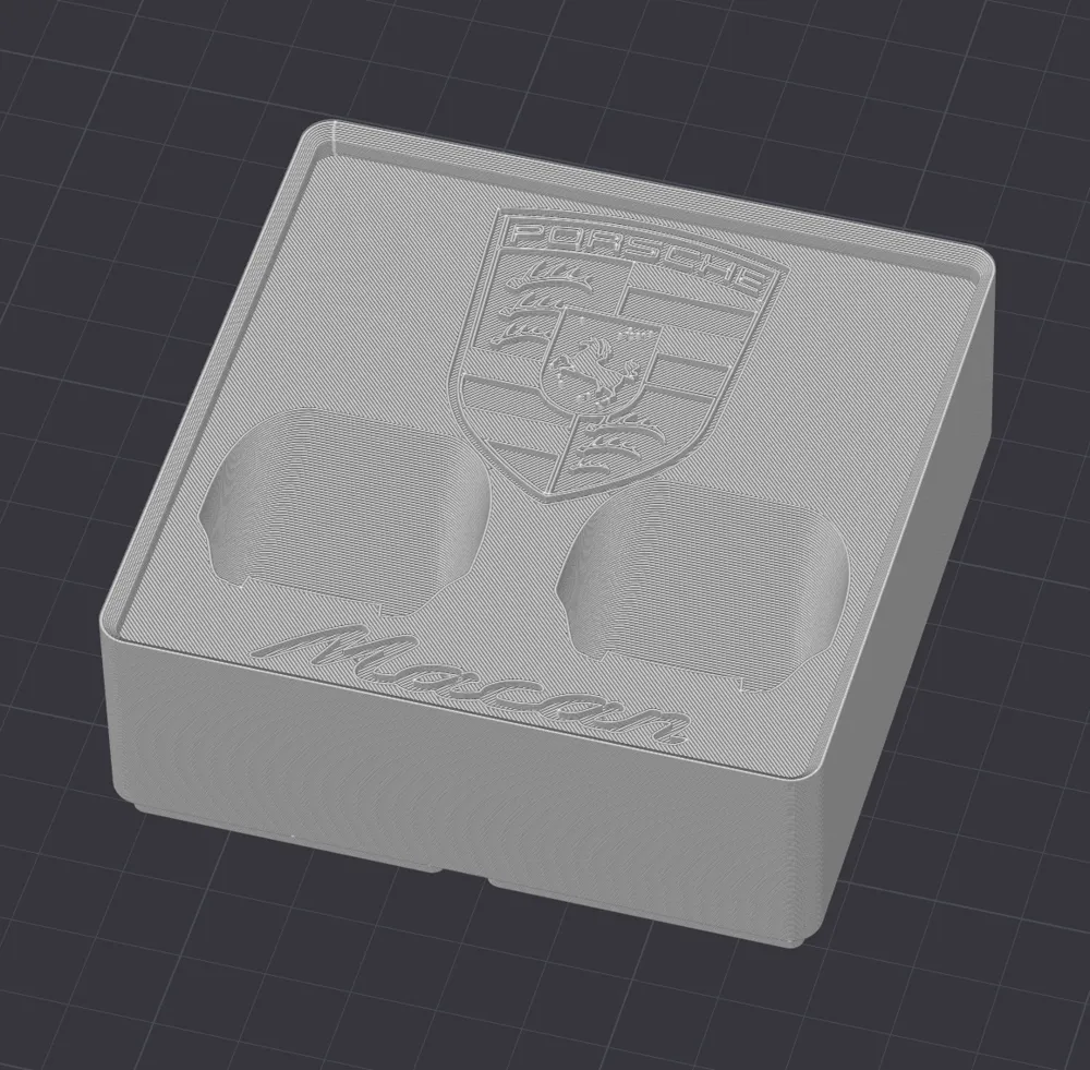 Porsche Macan Key Holder Gridfinity, photo 3 of 4 - Porsche Macan Key Holder Gridfinity Generative Art
