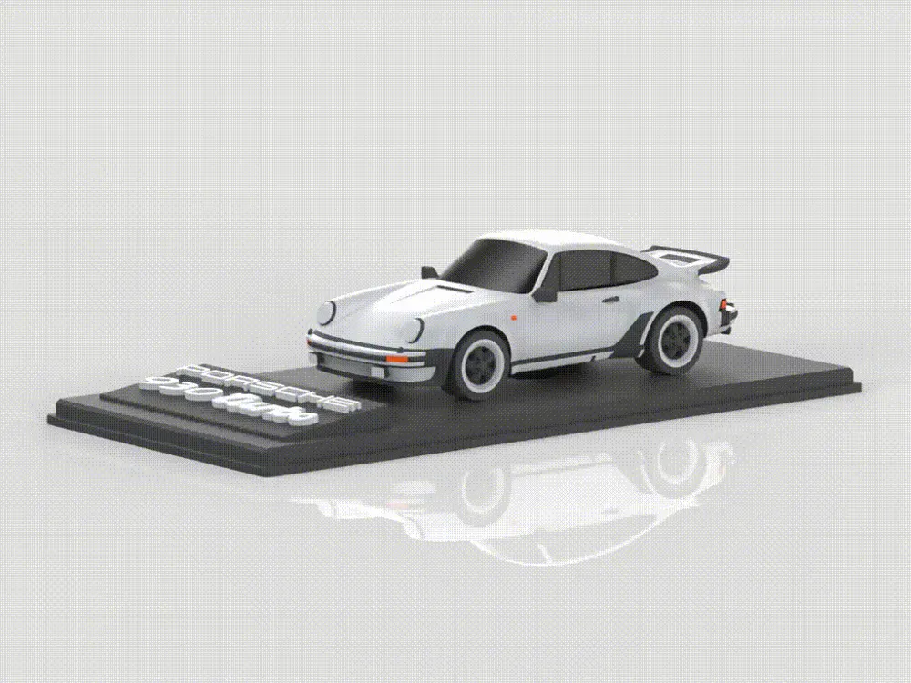 Porsche 911 (930) Turbo Car Model