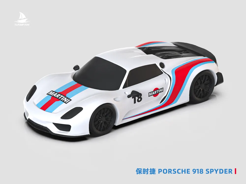 Porsche 918 Spyder Hybrid Hypercar Model