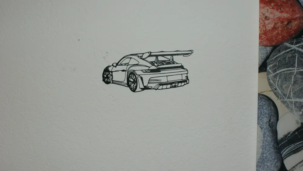 Porsche Heckspoiler, photo 3 of 4 - JDM & Supercar Models, wall art