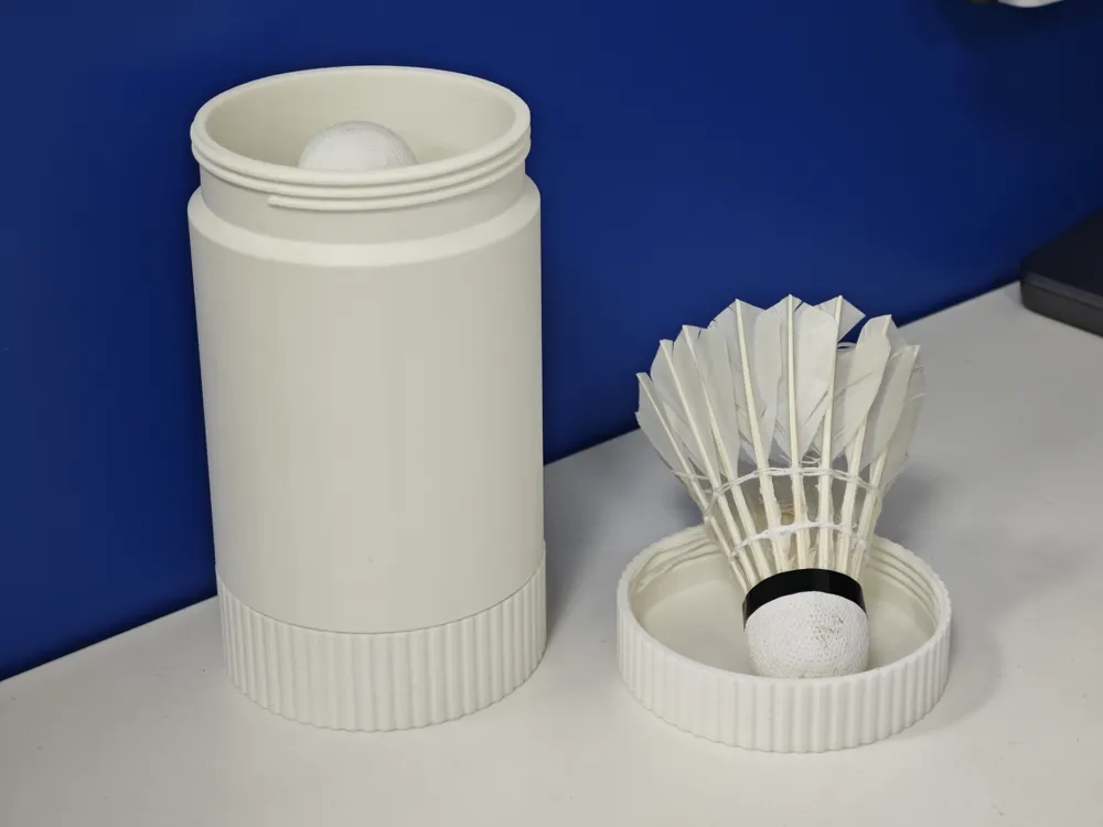 Portable Badminton Tube with Screw Cap, photo 2 of 4 - Portable Badminton Tube with Screw Cap Hobby & DIY
