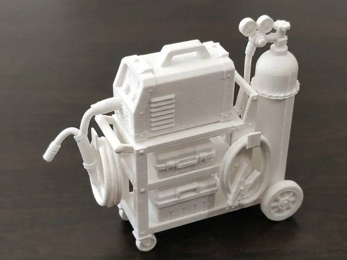 Portable Welding Cart - Mobile Welding Station, photo 2 of 3 - Portable Welding Cart - Mobile Welding Station Miniatures