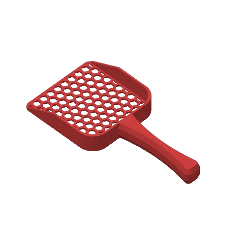 Portable Wide Mini Cat Litter Scoop, another view - Litter Box Accessories, cat litter shovel