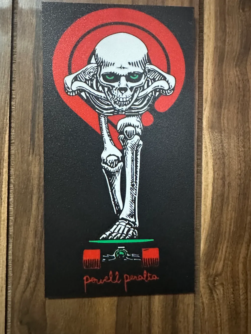 powell peralta hill bomb skeleton lightbox, photo 2 of 4 - powell peralta hill bomb skeleton lightbox Art