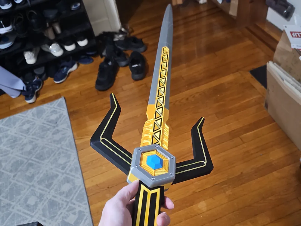 power rangers lost galaxy magna defender sword, photo 2 of 4 - power rangers lost galaxy magna defender sword Props & Cosplays