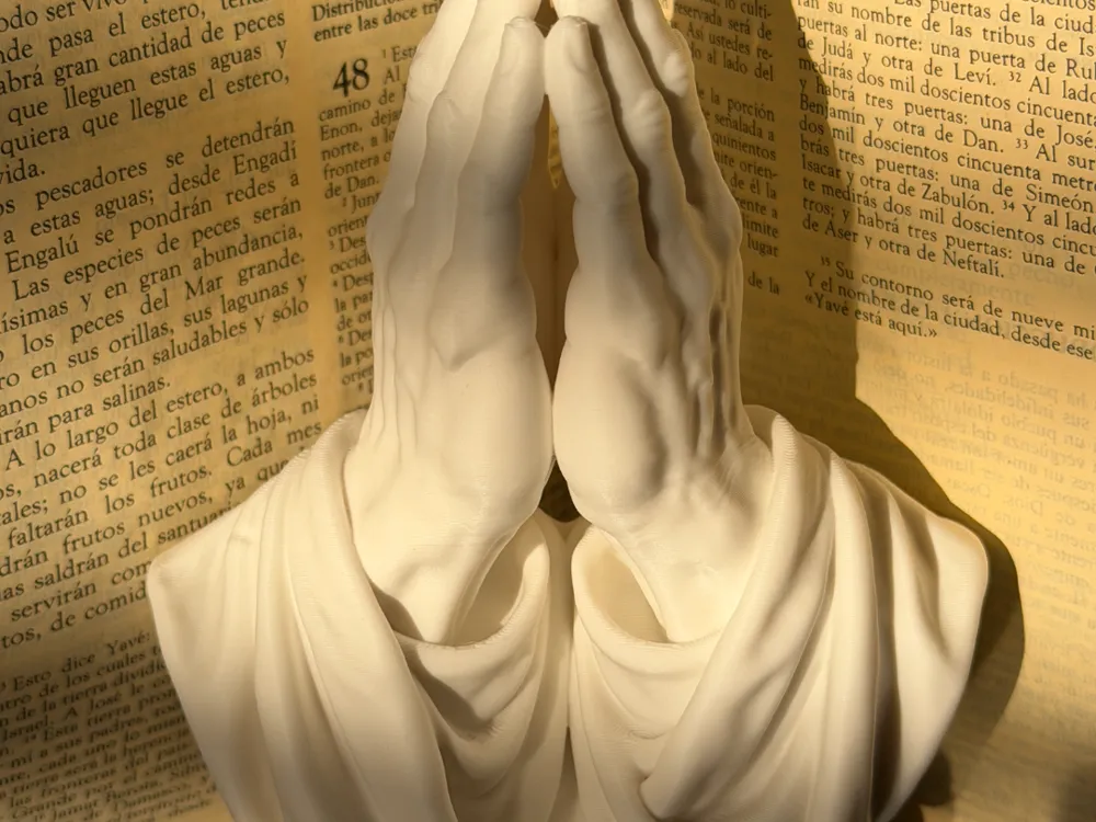 Praying Hands, Devotional Sculpture(150 mm Tested), photo 2 of 3 - Praying Hands, Devotional Sculpture(150 mm Tested) Art