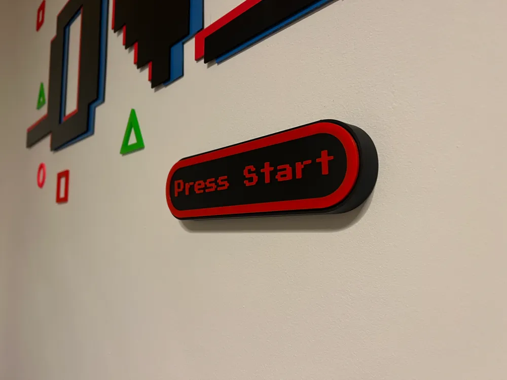 Press Start Real Button, photo 3 of 4 - Press Start Real Button Art