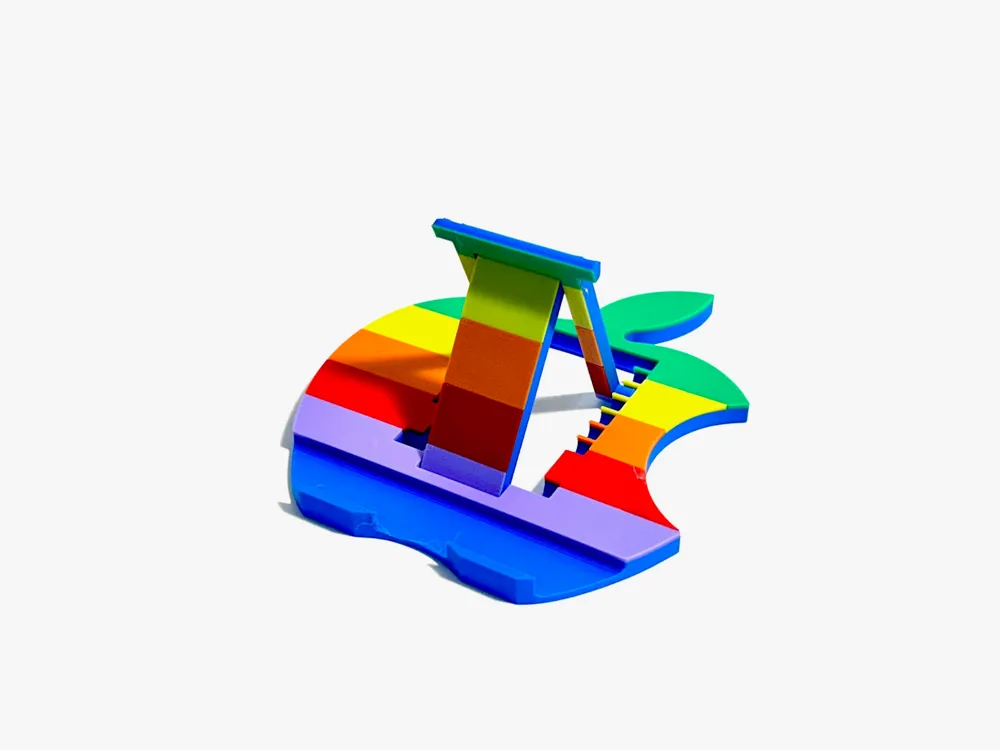 Flat Apple Logo Phone Stand Original, photo 2 of 4 - Flat Apple Logo Phone Stand Original Mobile & Device Accessories