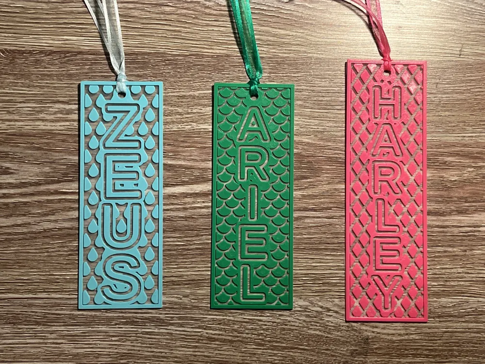 Personalised Fabric Bookmark, photo 3 of 4 - Name & Quote Bookmarks, bookmarks