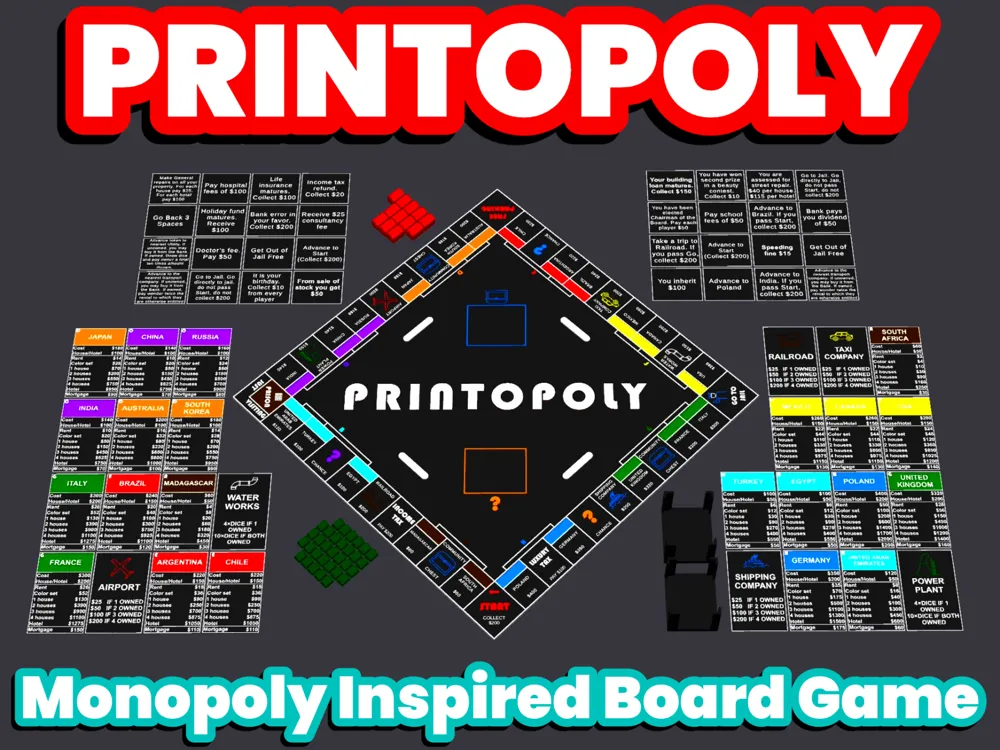 Monopoly Inspired Board Game