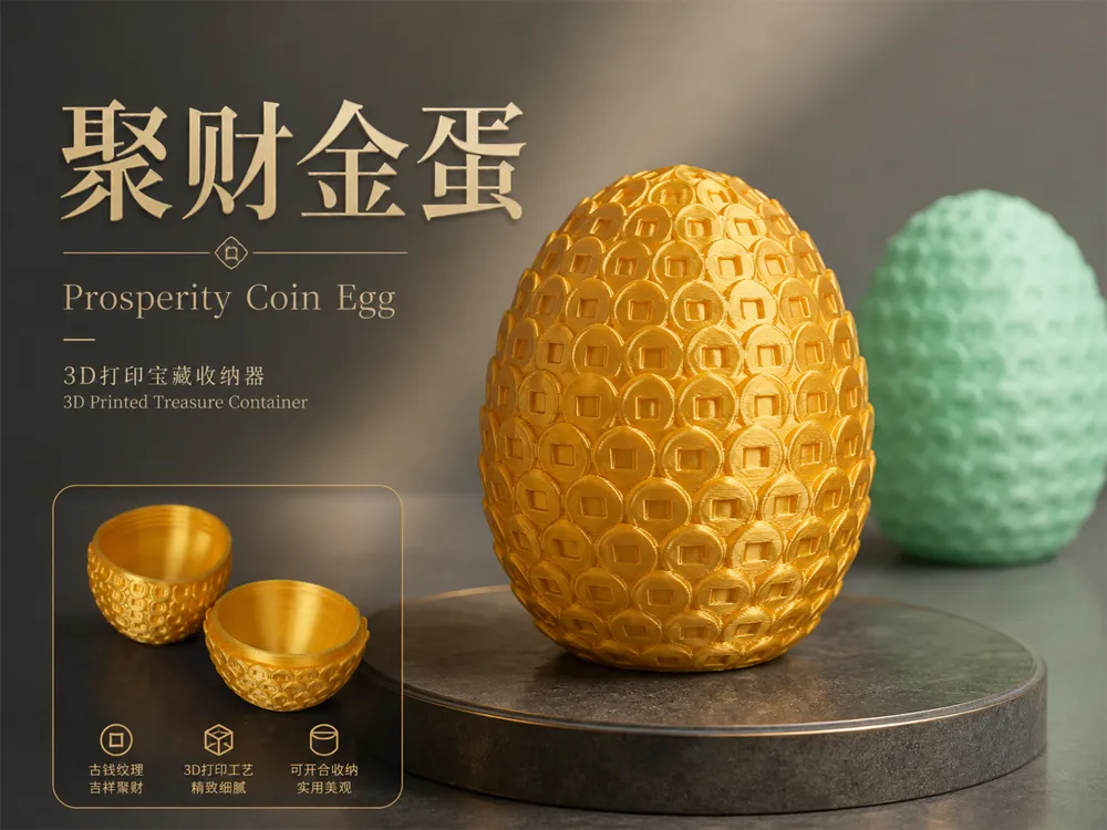 wealth-gathering golden egg - Dragon Eggs, in stock