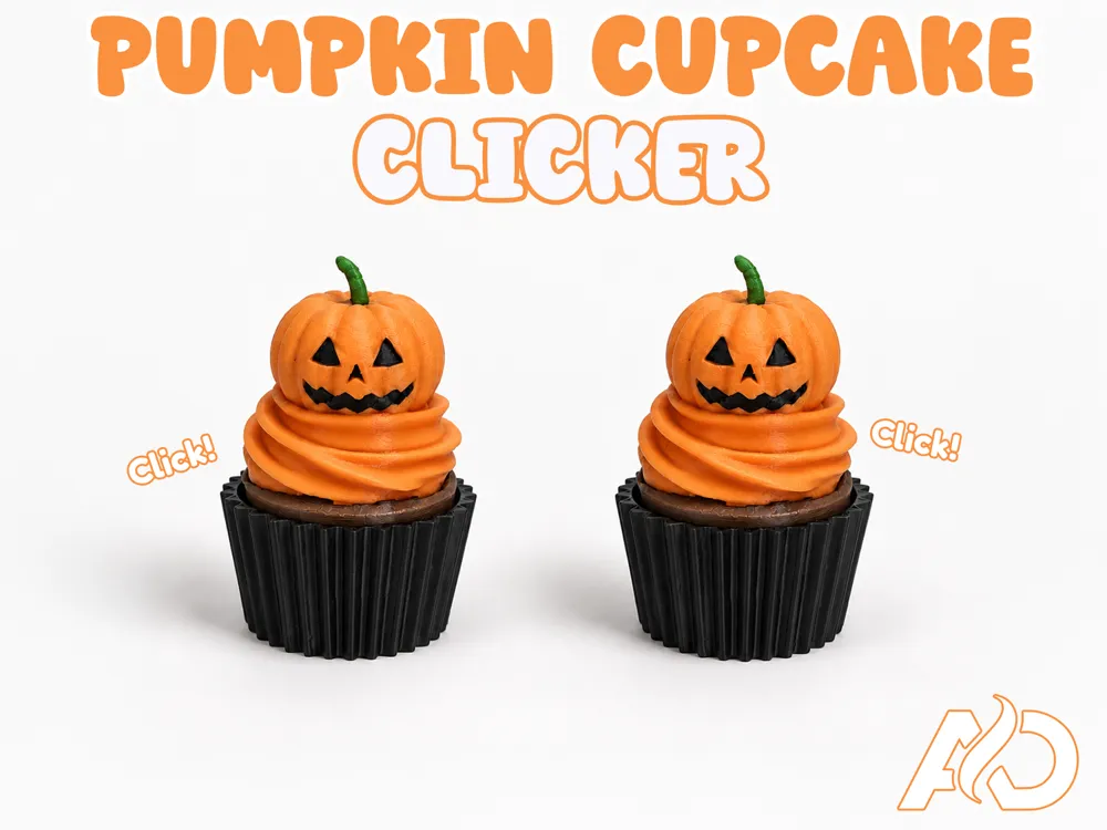 PUMPKIN CUPCAKE CLICKER, photo 2 of 4 - PUMPKIN CUPCAKE CLICKER Toys, Games & Hobbies
