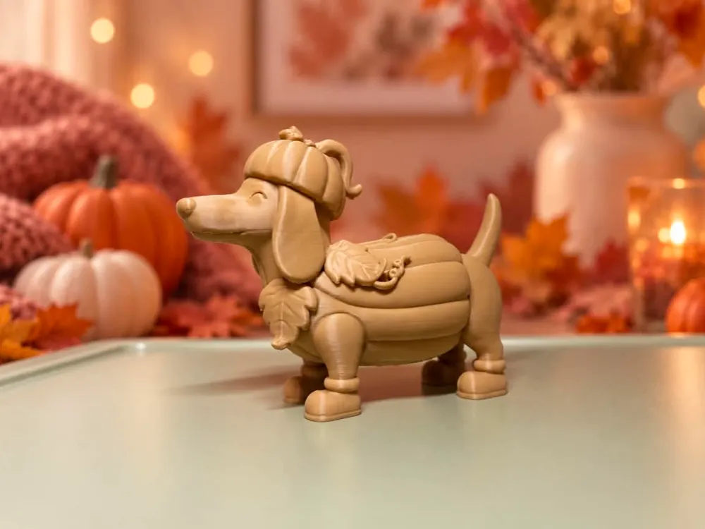 Pumpkin Dachshund, photo 3 of 4 - Pumpkin Dachshund Gifts & Occasions