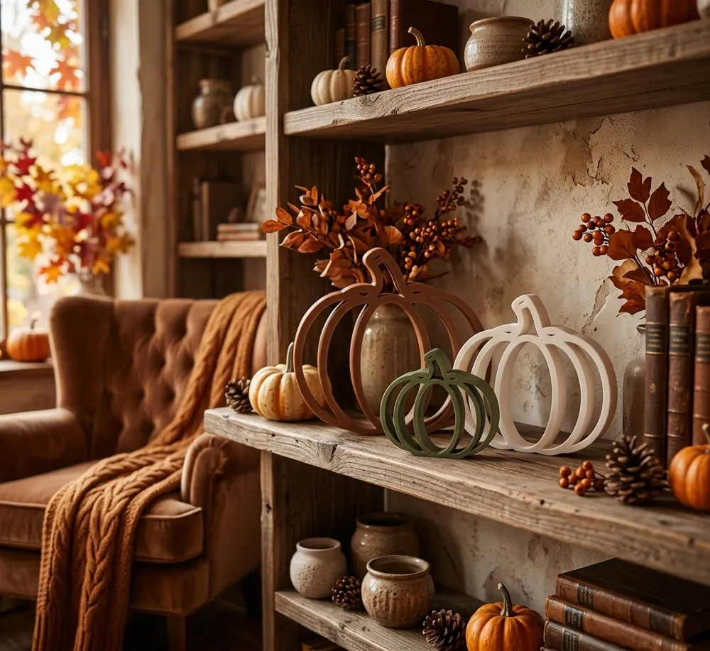 Pumpkin Decor Set, photo 3 of 4 - Pumpkins & Jack-o-lanterns, autumn deco