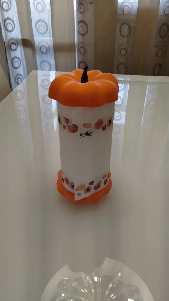 Pumpkin Kitchen Roll Holder - Paper Towel Stand, photo 2 of 4 - Pumpkin Kitchen Roll Holder - Paper Towel Stand Household