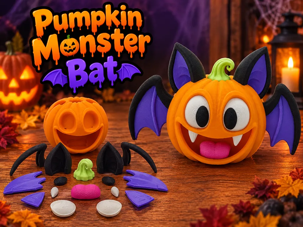 Pumpkin Monster, Bat - Decor, in stock in India