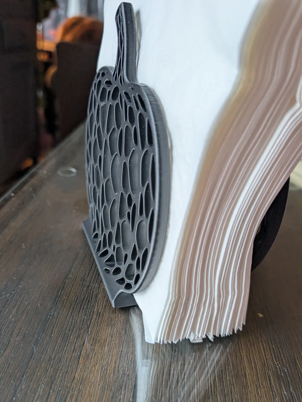 Pumpkin Napkin Holder - Voronoi Pattern, photo 3 of 4 - Pumpkin Napkin Holder - Voronoi Pattern Household
