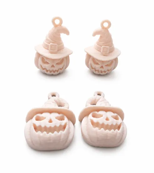 Pumpkin Witch Earrings, 2 Styles, photo 2 of 4 - Pumpkin Witch Earrings, 2 Styles Fashion