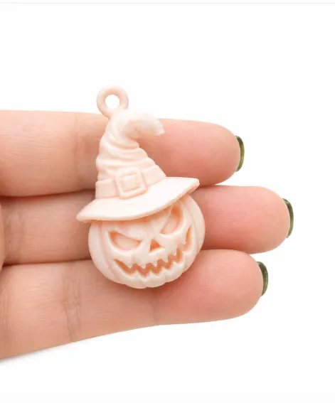 Pumpkin Witch Earrings, 2 Styles, photo 4 of 4 - Pumpkin Witch Earrings, 2 Styles Fashion