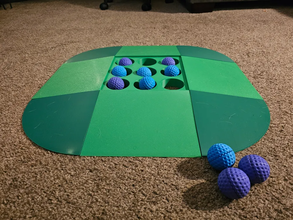 Putt Putt Mini Golf Tic Tac Toe
