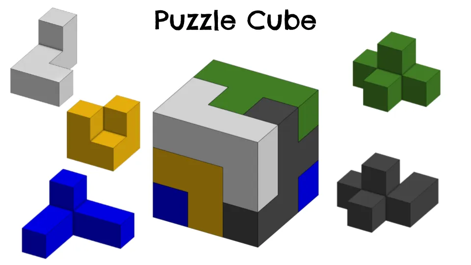 Puzzle Cube, photo 2 of 4 - Puzzle Cube Toys & Games