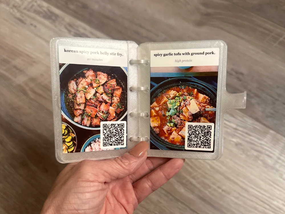 QR Cookbook | Scan-to-Cook Recipe Album