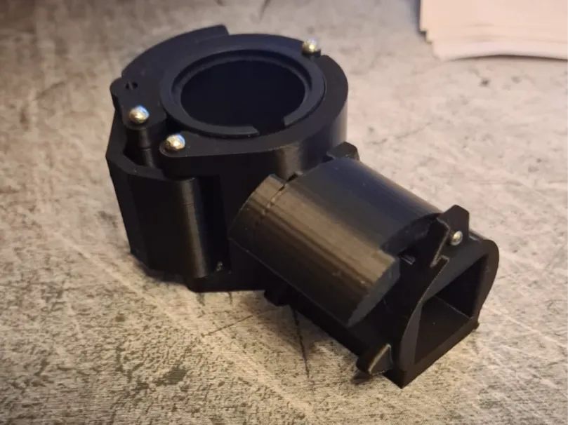 Pinza QRL gamba 36 mm apertura orizzontale