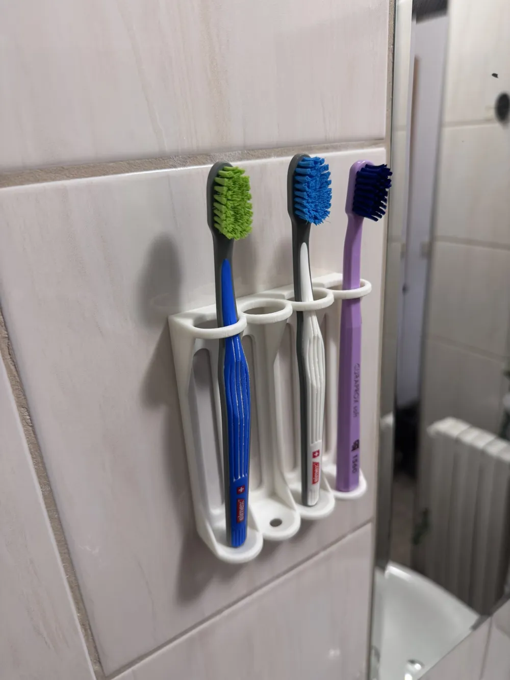 Quick-Release Toothbrush Holder (4 Slots), photo 3 of 4 - Quick-Release Toothbrush Holder (4 Slots) Household