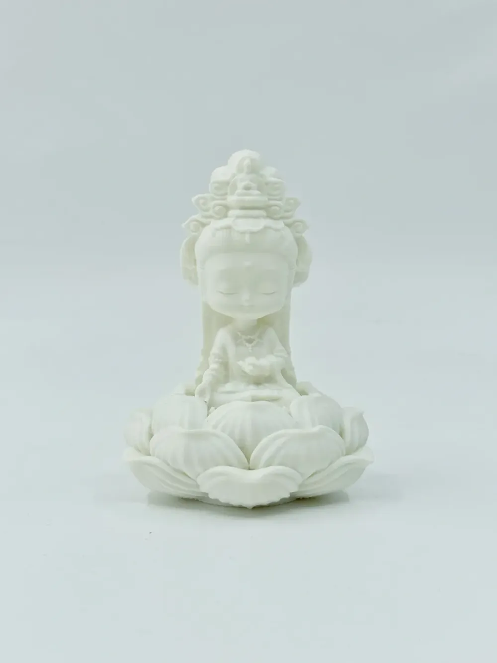 Chibi Lotus Guanyin Statue, photo 2 of 4 - Showpieces & Sculptures, Unzip