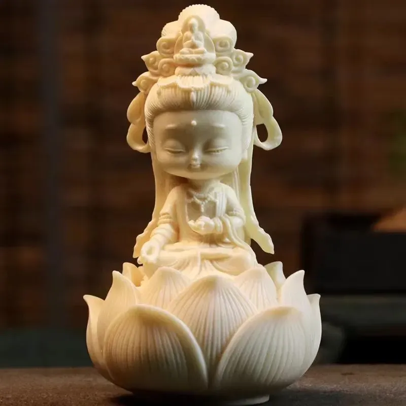 Chibi Lotus Guanyin Statue