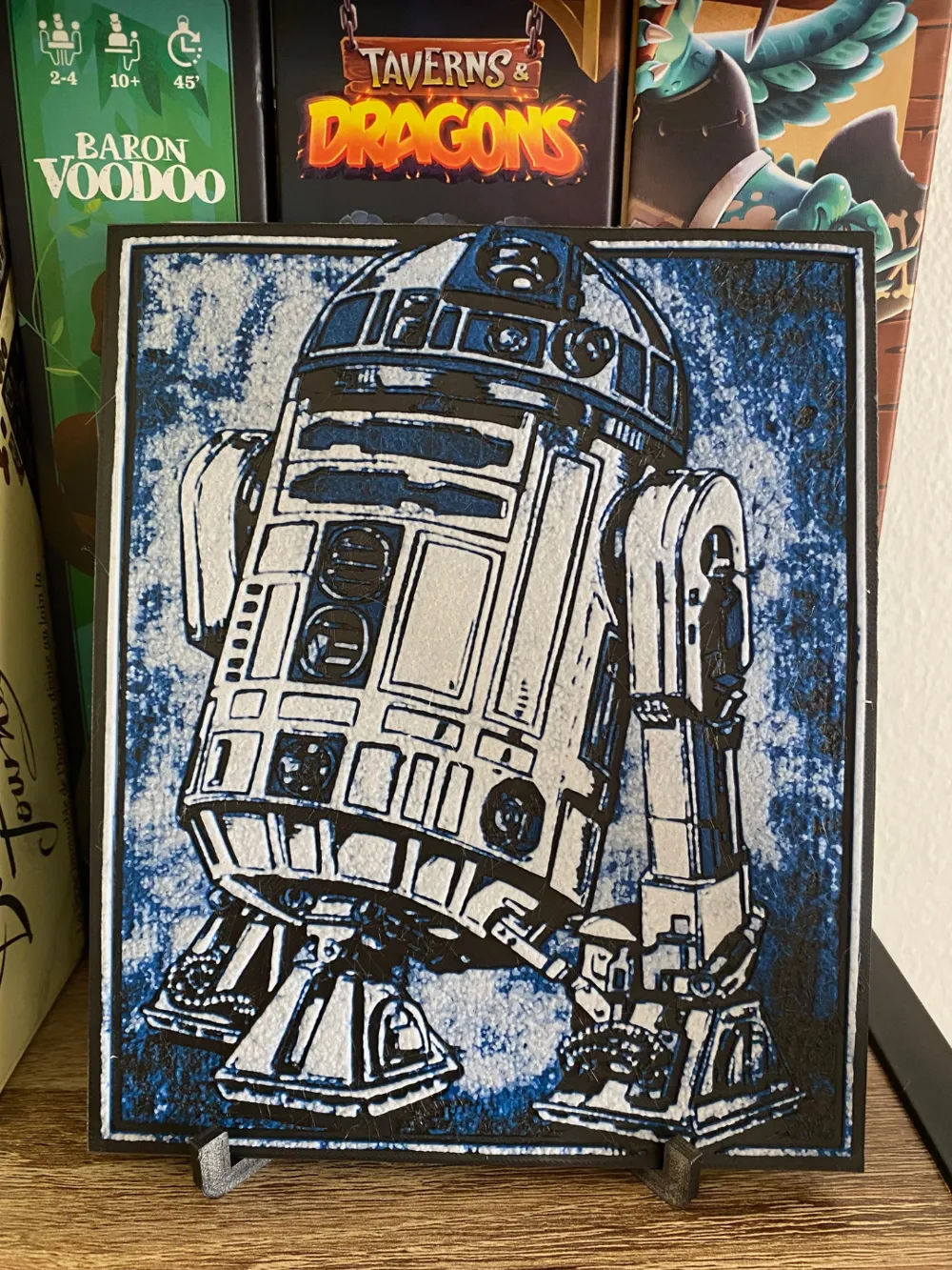 R2D2 Star wars Hueforge, photo 2 of 3 - R2D2 Star wars Hueforge Art
