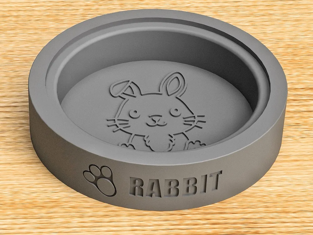RABBIT food bowl