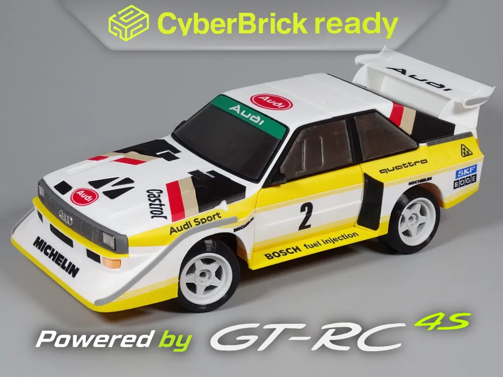 RC 1/12 Audi Sport Quattro S1 E2 (GT-RC)