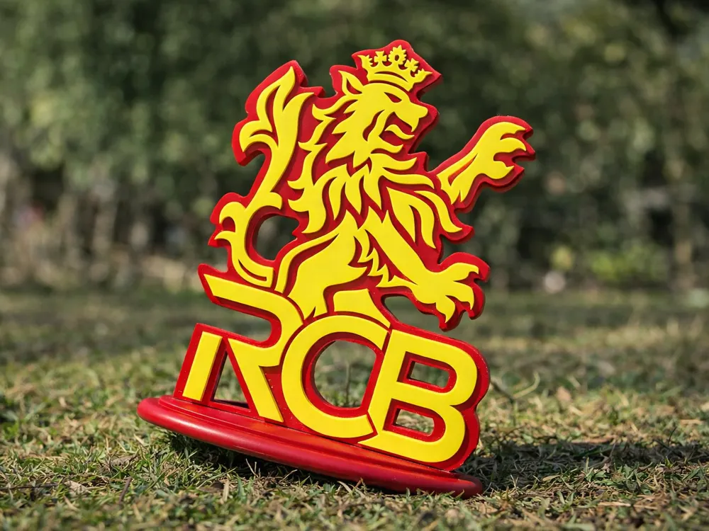 RCB Emblem with Base - Royal Challengers Bengaluru