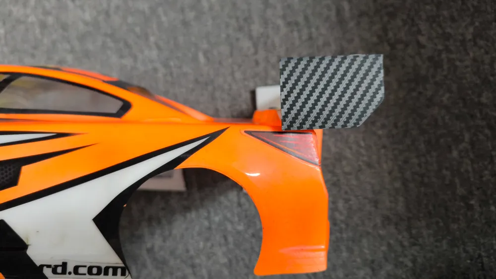 Rear Side Wing Plate - RC Car Body 1/10, photo 2 of 4 - Rear Side Wing Plate - RC Car Body 1/10 Hobby & DIY