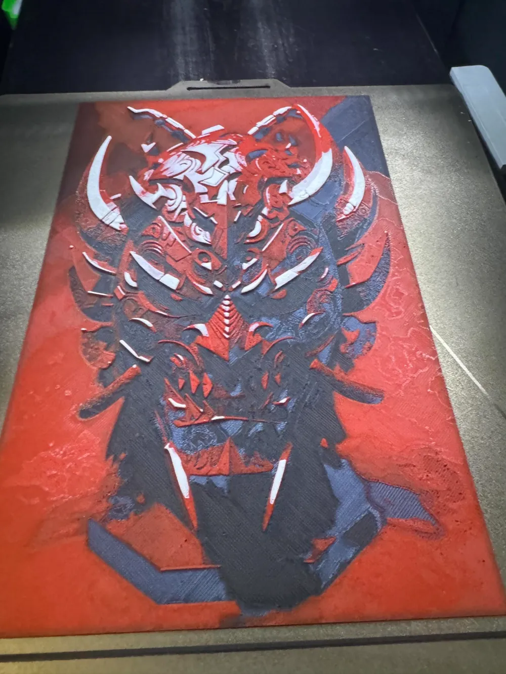 Red Oni Mask, photo 2 of 4 - Red Oni Mask Props & Cosplay