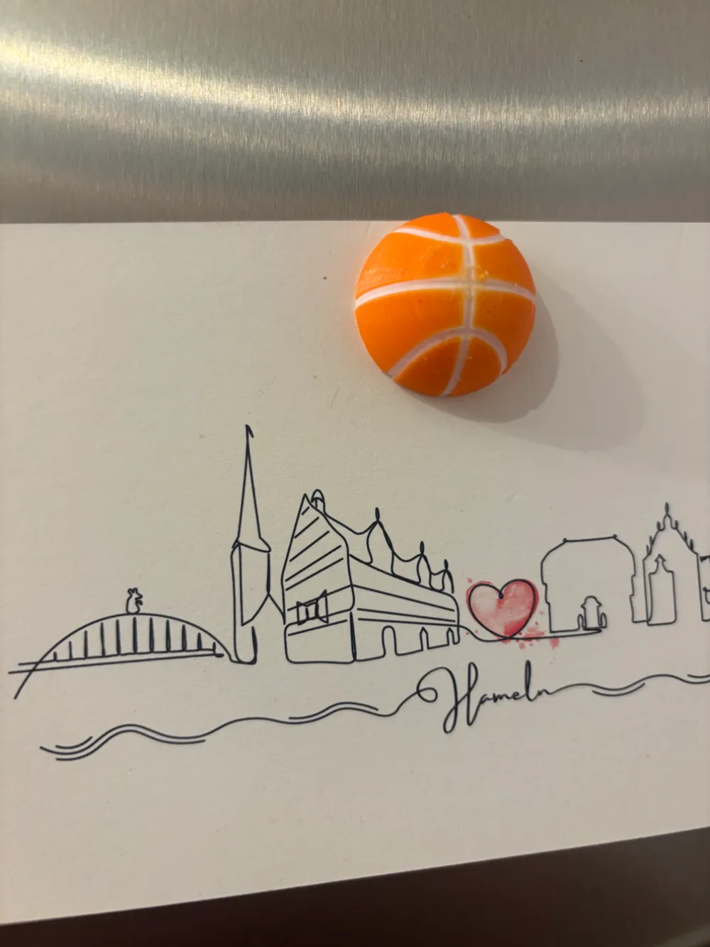 Basketball Fridge Magnets, photo 2 of 4 - Basketball Fridge Magnets Household