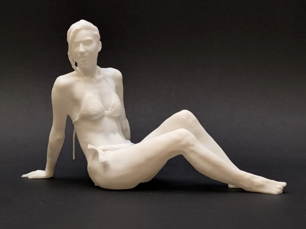Relaxing Beach Woman - Summer Diorama Figure - Characters, in stock in India