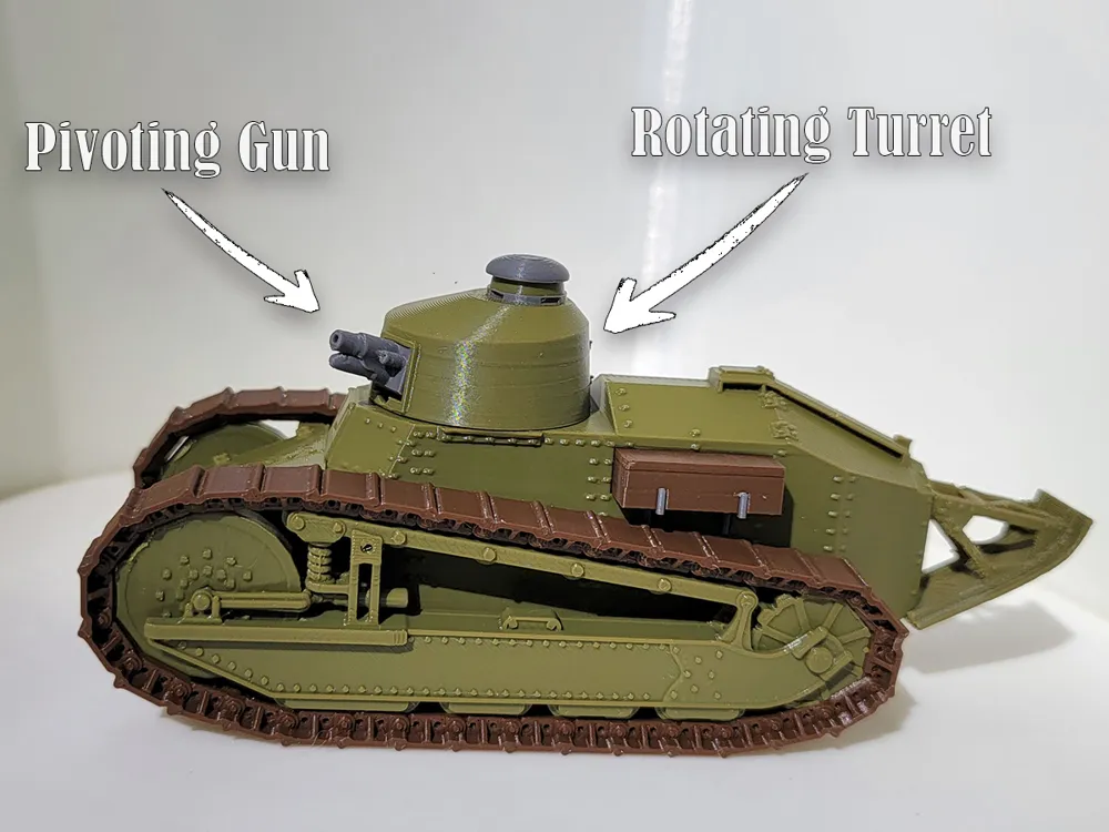 Renault FT-17 Tank in 1:35 Scale, photo 2 of 4 - Model Cars & Race Cars, ft17