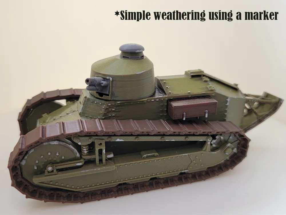Renault FT-17 Tank in 1:35 Scale, photo 3 of 4 - Model Cars & Race Cars, french