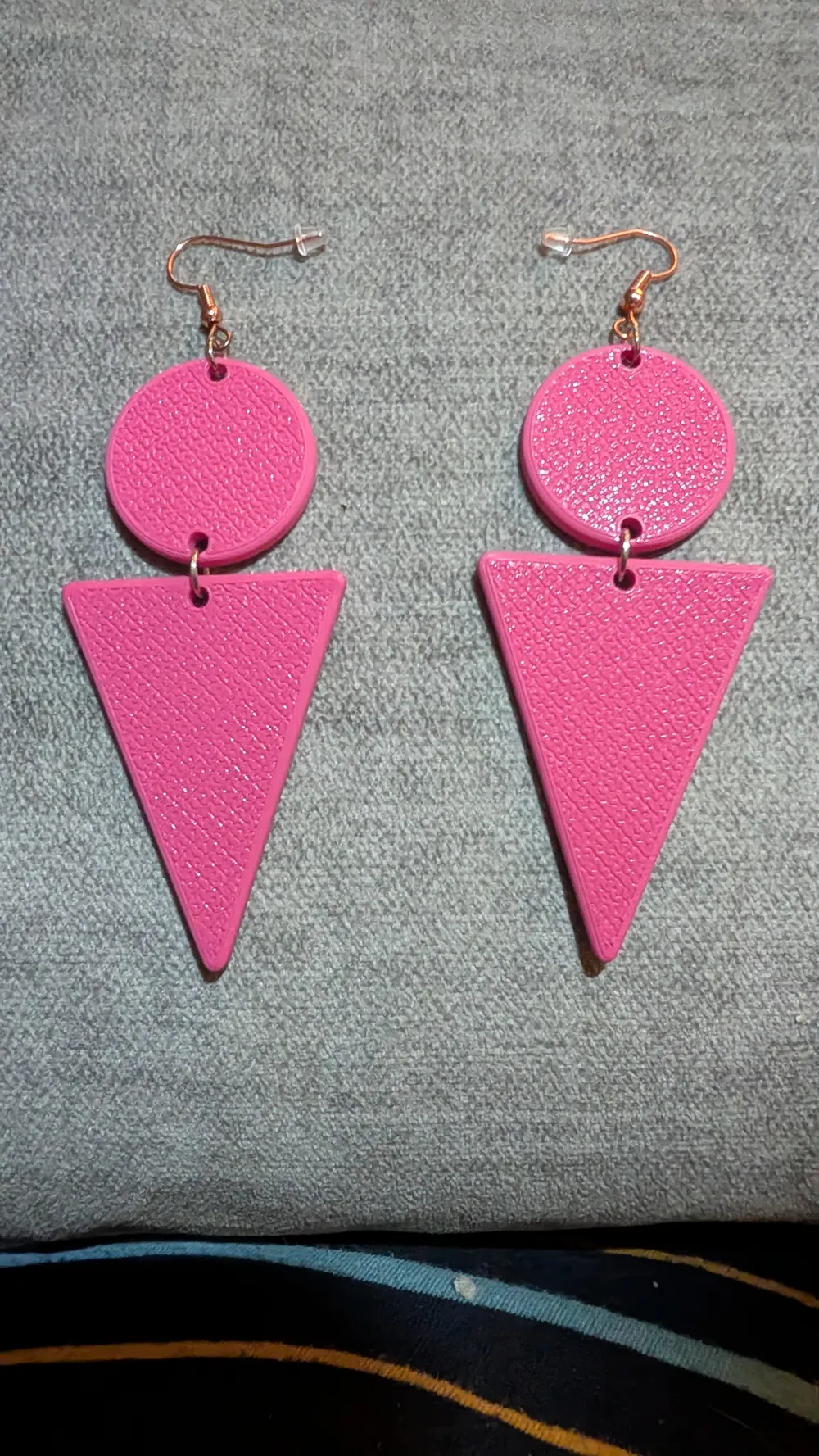 Retro 80s Geometric Statement Earrings, photo 2 of 4 - Retro 80s Geometric Statement Earrings Fashion