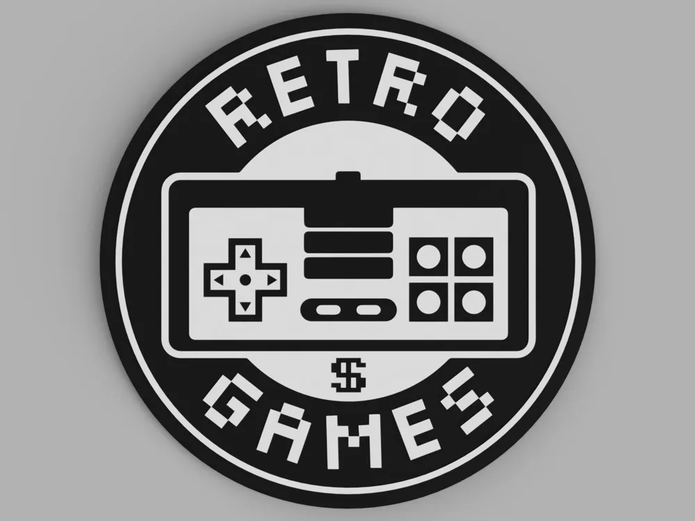 Retro Games coaster, photo 3 of 4 - Retro Games coaster Art