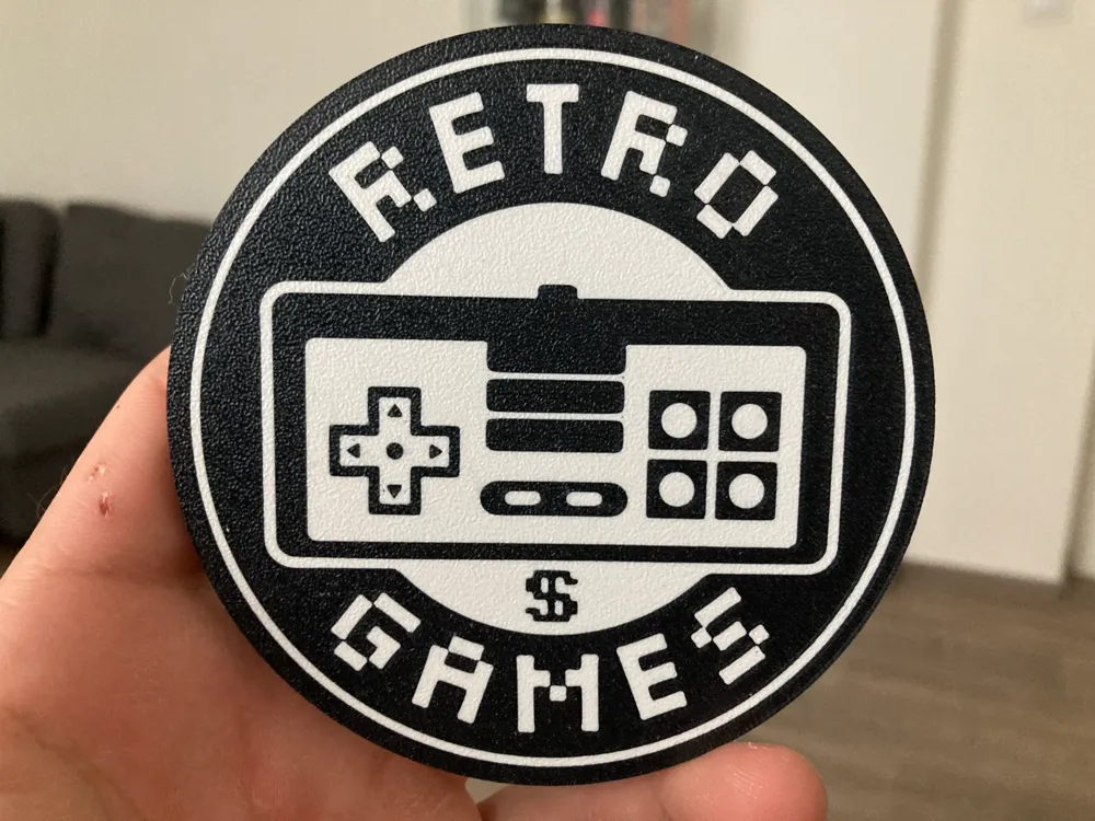 Retro Games coaster - Signs & Logos, in stock in India