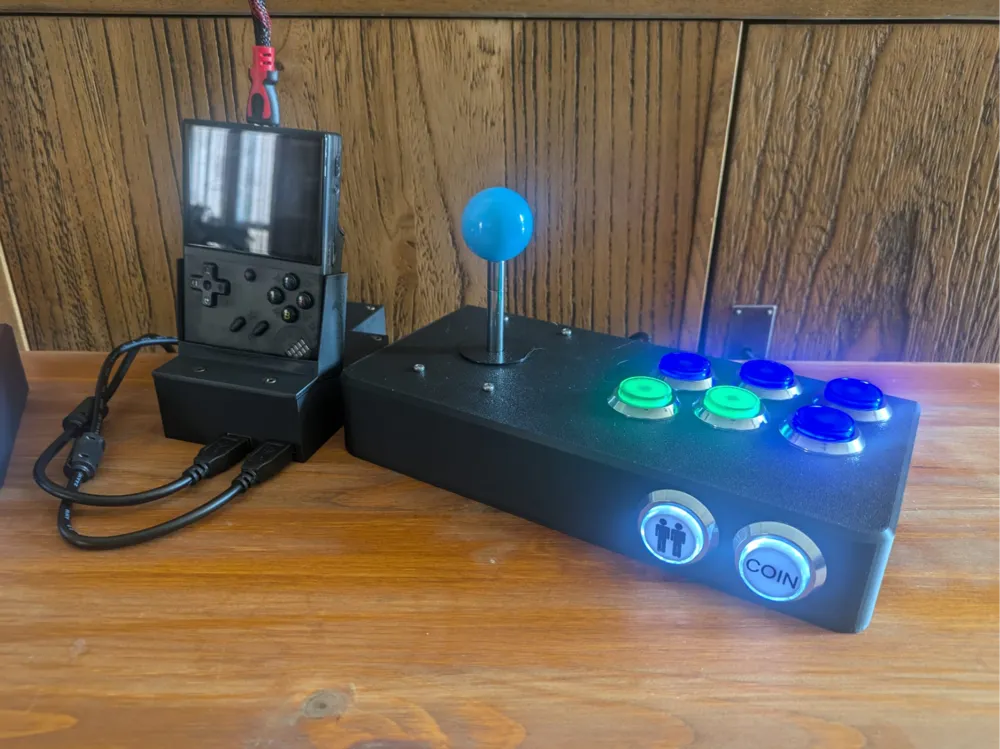 RG35XX PLUS STAND FOR ARCADE STICKS, photo 4 of 4 - RG35XX PLUS STAND FOR ARCADE STICKS Toys & Games