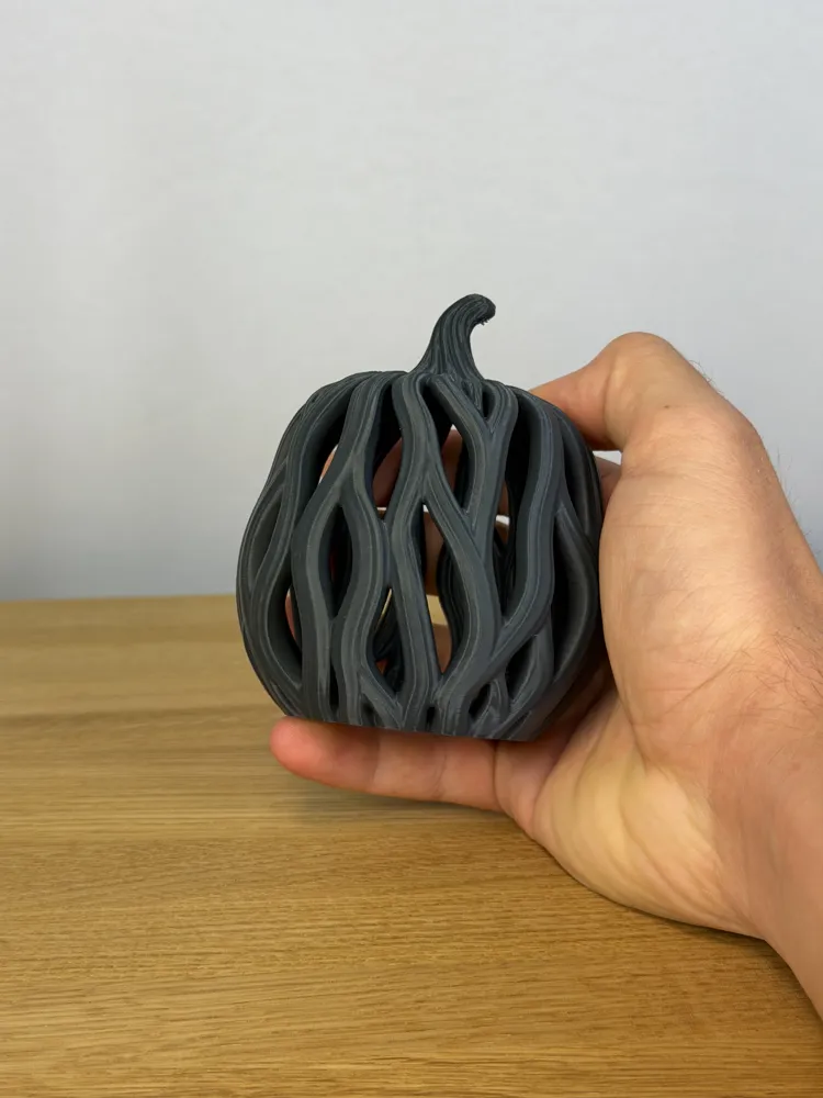 Ribbon Pumpkin Lantern, photo 3 of 4 - Ribbon Pumpkin Lantern Home Decor Items