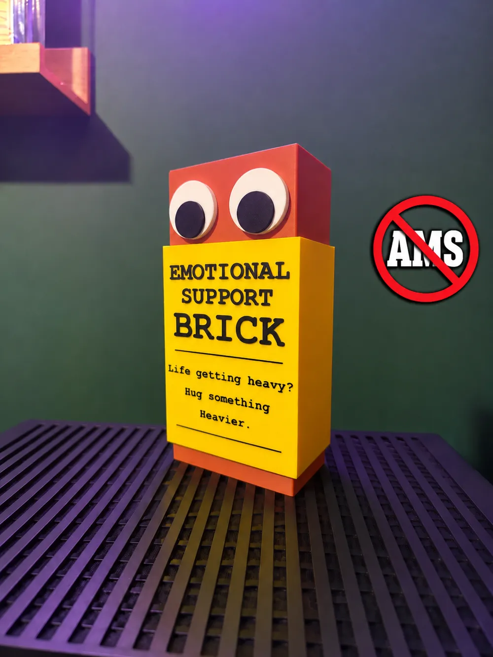 The Emotional Support Brick, photo 4 of 4 - The Emotional Support Brick Art