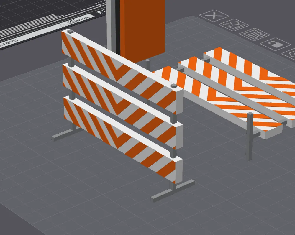 Road Closed Barricade, photo 3 of 4 - Road Closed Barricade Desk & Office