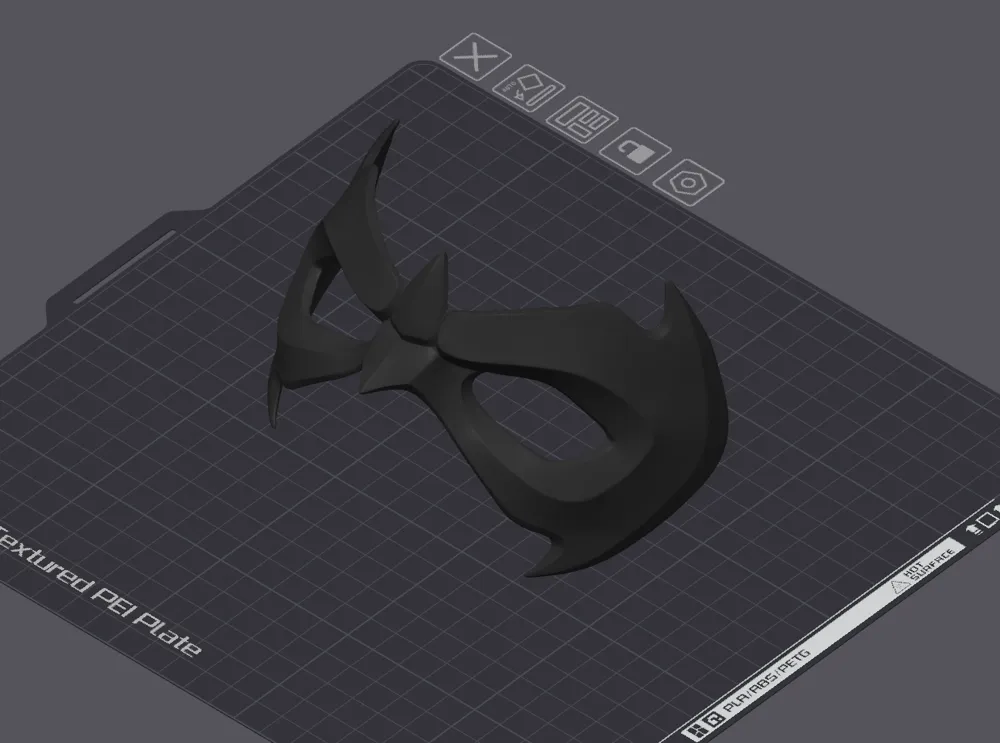Robin Mask for Cosplay/Halloween, photo 3 of 4 - Robin Mask for Cosplay/Halloween Props & Cosplay