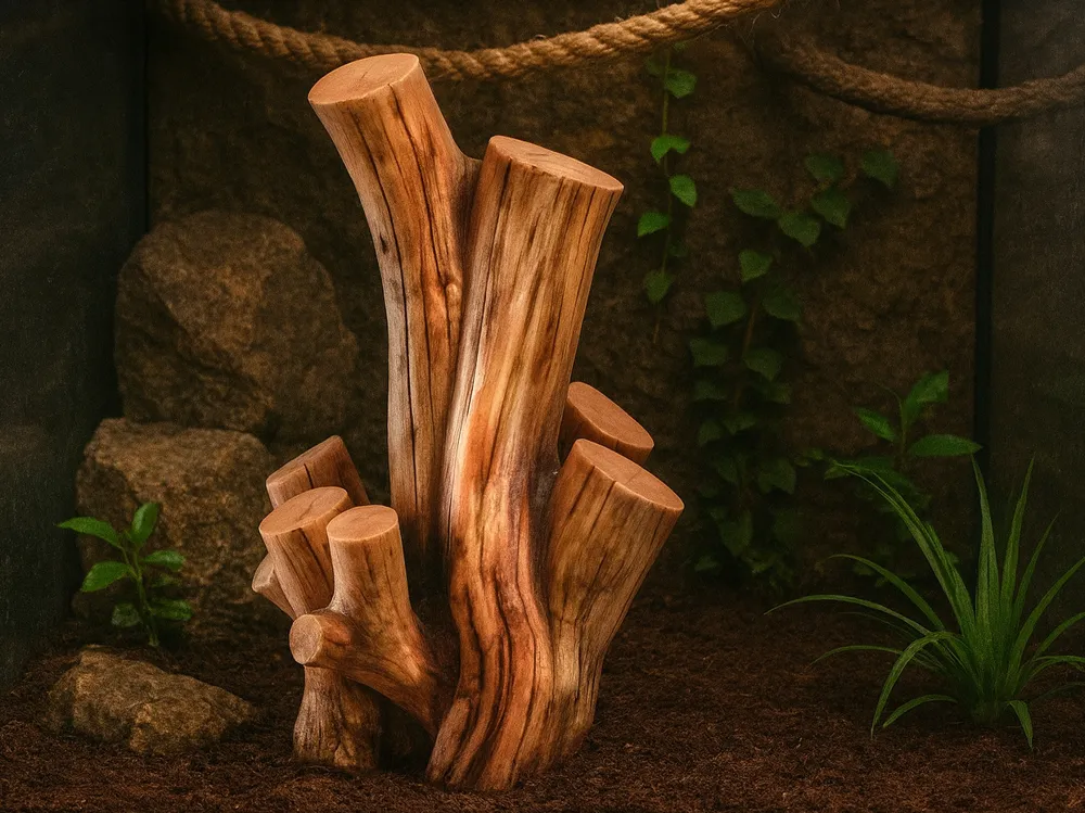 Root Stump for climbing, Reptile decor